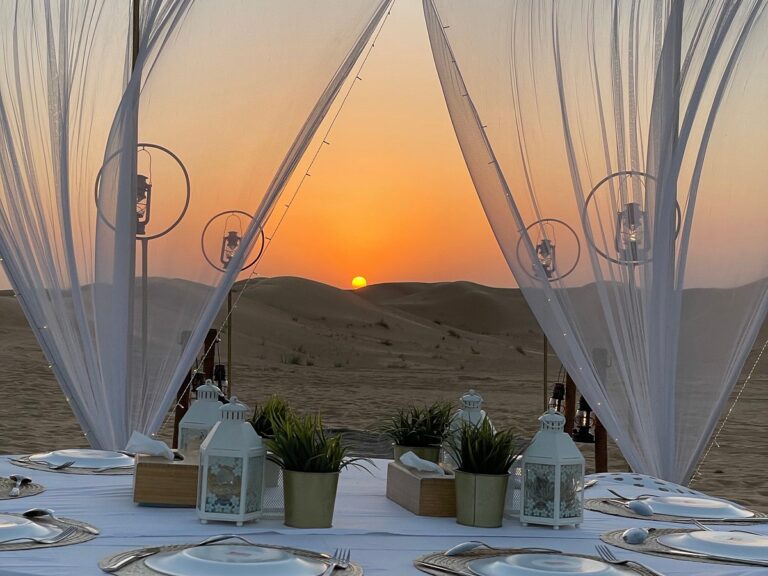 review glamping desert dubai